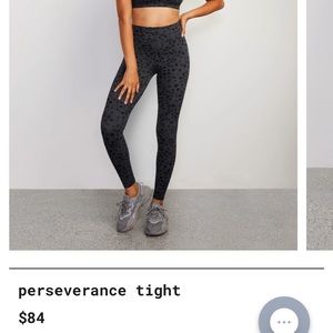 Stori Perseverance leggings in hazy spot slate onyx